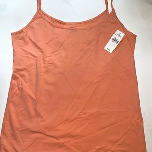 Tank Top Camisole Ann Taylor Loft Peach NWT Size L